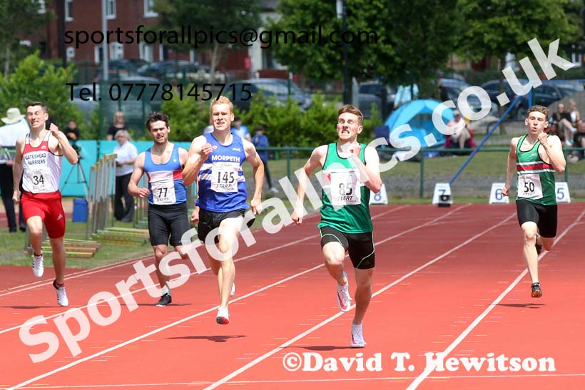 Senior mens 400 metres, 2021 Northern Senior and Under-20s Champs., Leigh. Photo: David T. Hewitson/Sports for All Pics